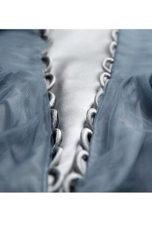 Zeitloses A-Linie plissiertes drapiertes Schlüsselloch Rücken gerüschtes Ballkleid - Bild 4