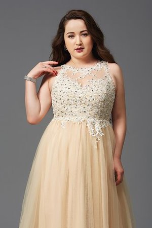 A Linie Empire Taille Anständiges Bodenlanges Ballkleid für Mollige - Bild 6