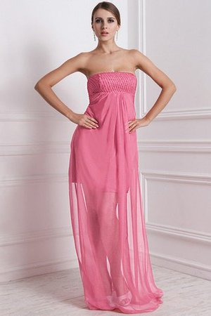 Robe demoiselle d'honneur avec chiffon a-ligne avec zip avec perle de bustier - Photo 28
