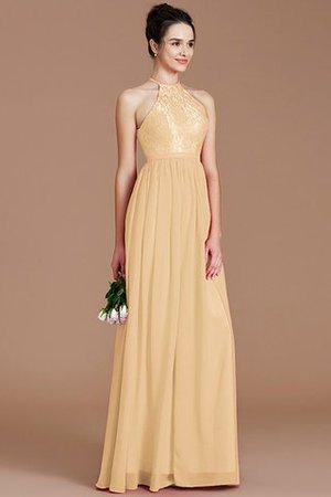 Prinzessin Normale Taille Reißverschluss Neckholder Chiffon Brautjungfernkleid - Bild 11