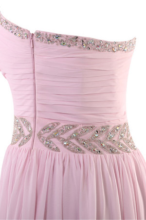 Chiffon Garten A-Linie Halle Dom Ballkleid mit Reißverschluss - Bild 6