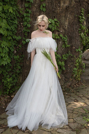 Robe de mariée joli ligne a de princesse exclusif majestueux - Photo 3