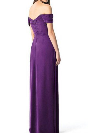 Vestido de Dama de Honor de Corte-A de Volantes Adorno de Largo de Escote Corazón - Foto 2