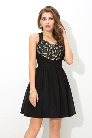 A Linie Prinzessin Sexy Formelles Cocktailkleid mit Reißverschluss - Bild 1