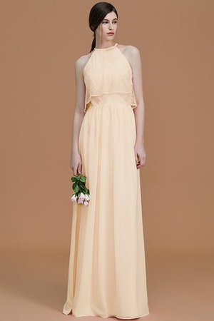 Robe demoiselle d'honneur naturel avec chiffon ligne a de princesse de lotus - Photo 12