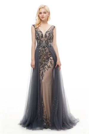 Robe de bal décolleté dans le dos avec perle chaming classique solennel - Photo 3