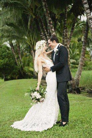 Robe de mariée sexy mode romantique a plage de traîne mi-longue - Photo 5