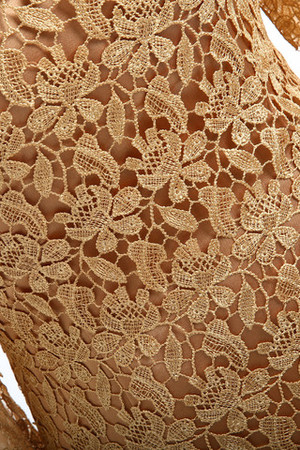 Robe mère de mariée formelle romantique exceptionnel elevé avec manche longue - Photo 4