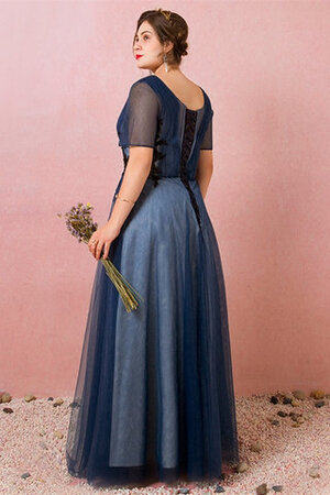 Vestido de Noche en Tul de Adorable de Cordón de Largo - Foto 3