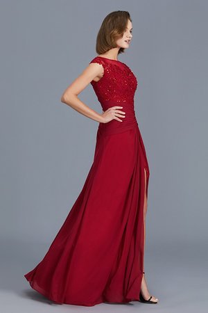 Etui Faszinierend Normale Taille Schaufel-Ausschnitt Bodenlanges Brautmutterkleid - Bild 5