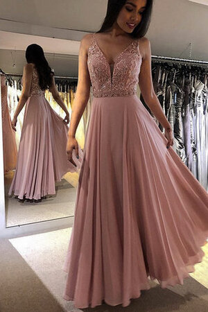Abito da ballo giunonico particolare in pizzo romantico lunghi in chiffon - Foto 1