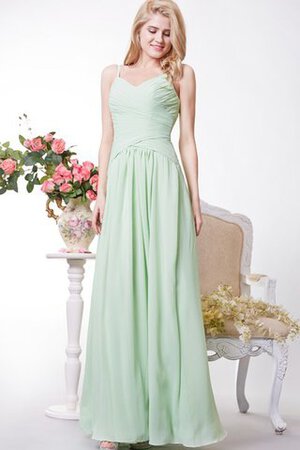 Abito da Damigella Senza Maniche con Piega in Chiffon A-Line moda Conotta - Foto 1