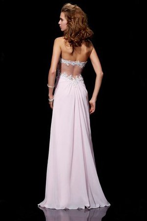 Robe de bal jusqu'au sol appliques avec chiffon a-ligne de princesse - Photo 2