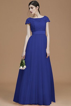 Vestido de Dama de Honor de Corte princesa de Corte-A de Manga corta - Foto 31