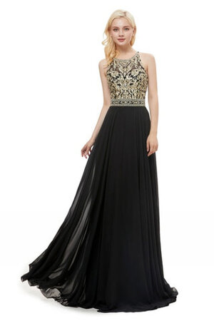 Verlockend Chiffon Glamouröses Bodenlanges Informelles Ballkleid - Bild 1