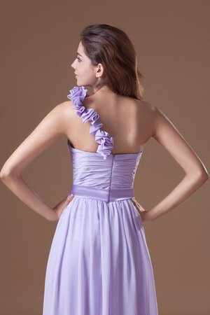 Abito da Damigella Conotta Moderno con Nastro con Increspato A-Line in Chiffon - Foto 7