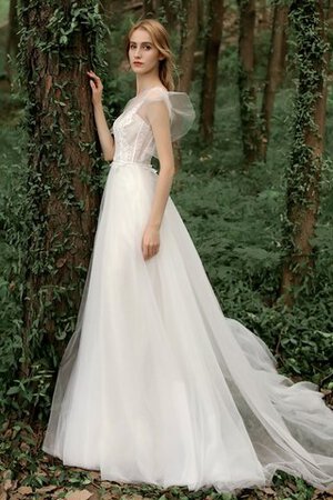 Normale Taille Faszinierend Extravagantes Formelles Brautkleid mit Bordüre - Bild 6