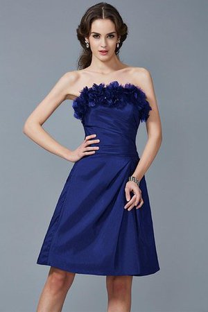 Robe demoiselle d'honneur facile en taffetas de fourreau de bustier fermeutre eclair - Photo 25