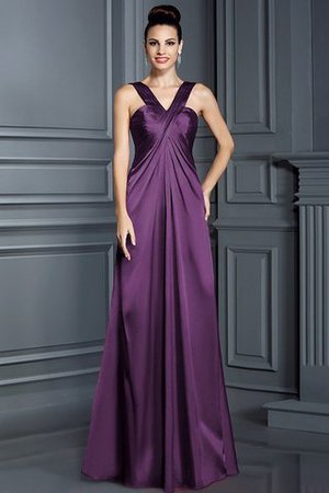 Spaghetti Träger A Linie Ärmelloses Empire Taille Anständiges Brautjungfernkleid - Bild 7