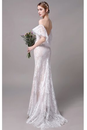Moderno Vestido de Novia de De moda de Escote con Hombros caídos de Recatado - Foto 2
