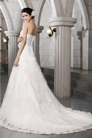 Vestido de Novia de Apliques de Abalorio de Imperio Cintura de Cremallera - Foto 2