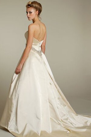 Herz-Ausschnitt Duchesse-Linie rückenfreies Juwel Ausschnitt natürliche Taile Brautkleid - Bild 2