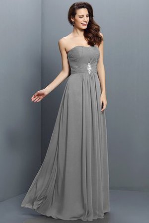 Chiffon Prinzessin Empire Taille A Linie Reißverschluss Brautjungfernkleid - Bild 27