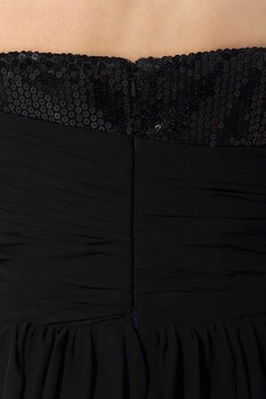 Gerüschtes Paillettenbesetztes mini Cocktailkleid ohne Träger - Bild 9