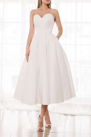 Robe de mariée joli manche nulle ligne a attirent simple - Photo 1