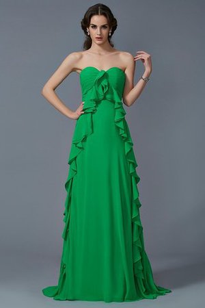 Reißverschluss Prinzessin Empire Taille Chiffon Anständiges Abendkleid - Bild 1