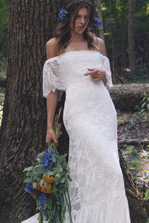 Informal&Casual Vestido de Novia de Corte Recto de Borde-Festoneado - Foto 2