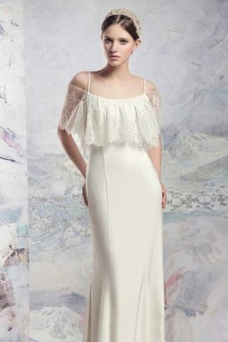 Abito da Sposa con Piega con Seghettato A Terra in Pizzo Sirena con Festone - Foto 2
