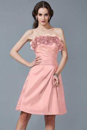 Robe demoiselle d'honneur facile en taffetas de fourreau de bustier fermeutre eclair - Photo 21