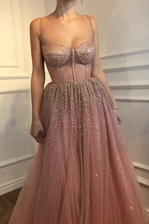 Robe de bal en tulle de princesse avec sans manches éblouissant ligne a - Photo 1