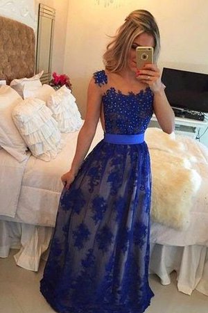 Etui Normale Taille Ärmelloses Anständiges Bodenlanges Ballkleid - Bild 1