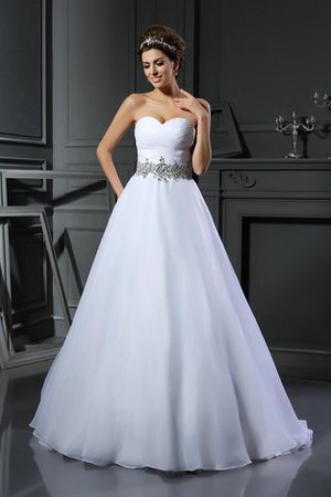 Abito da Sposa Lungo Coda A Strascico Corto Cuore Alta Vita Senza Maniche - Foto 1