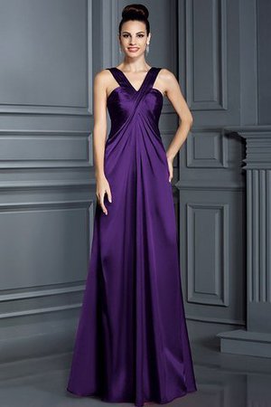 Spaghetti Träger A Linie Ärmelloses Empire Taille Anständiges Brautjungfernkleid - Bild 11