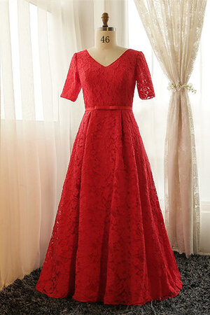 Ehrenvoll Halle Pompöse Bodenlanges Brautkleid mit Schleife - Bild 3