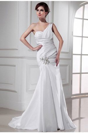 Abito da Sposa Senza Maniche Allacciato in Raso Sirena Lungo - Foto 1
