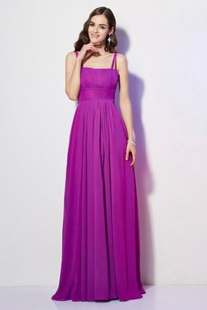 Etui Plissiertes Drapiertes Chiffon Anständiges Brautjungfernkleid - Bild 1