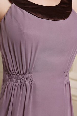 Abito mamma Sposa con Increspato in Chiffon A-Line Senza Maniche - Foto 7