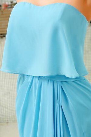 Chiffon A-Line stilvolles Abendkleid ohne Träger - Bild 6