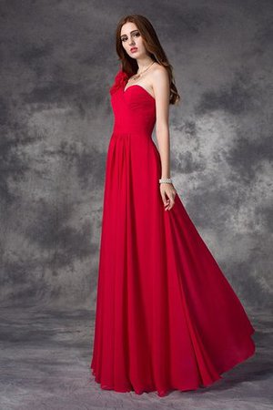 Robe de bal solennelle d'épaule asymétrique de princesse a-ligne en chiffon - Photo 5