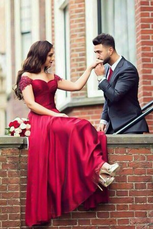 Normale Taille Ärmellos Prinzessin Junoesque Bodenlanges Abendkleid - Bild 1