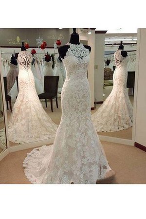 Robe de mariée delicat classique moderne de col haut avec sans manches - Photo 1