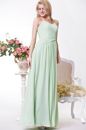 Abito da Damigella Senza Maniche con Piega in Chiffon A-Line moda Conotta - Foto 6