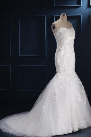 Vestido de Novia de Hasta la Tibia de con Lentejuelas de Un sólo hombro - Foto 1