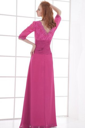 Enges V-Ausschnitt langes Elegantes Abendkleid - Bild 8