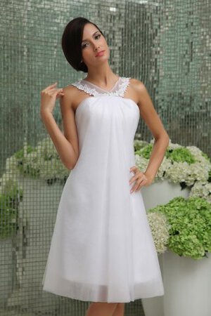 Schlussverkauf Reißverschluss Sexy Langes Brautkleid mit Stickerei - Bild 3