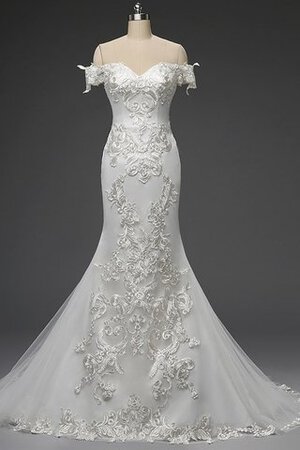 Robe de mariée en satin de bustier divin delicat exceptionnel - Photo 4